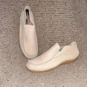 BED STU-The Next Step-Moccasins-Beige Leather Loafers/Driving Shoes-Sz 11.5-EX